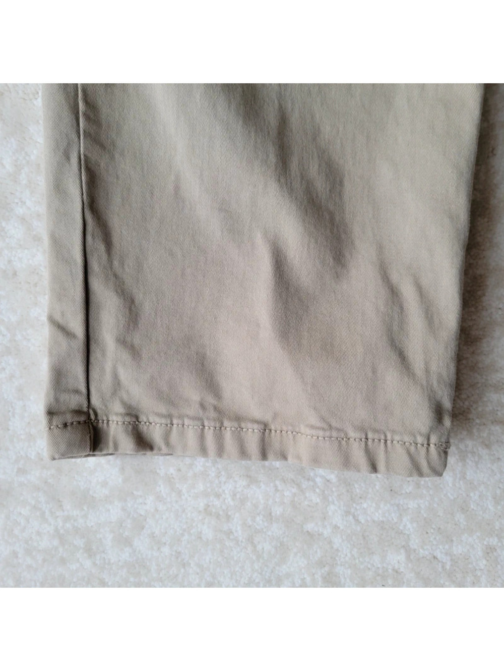 Zara Premium Pleated Chinos Pants Sz 30 Womens Khaki Classic Cut Mid Rise - Picture 6 of 16